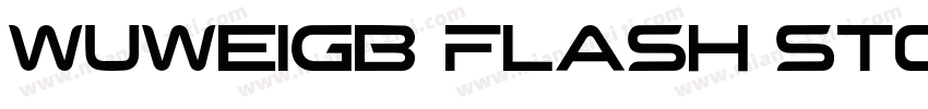 WuweiGB Flash Storm字体转换